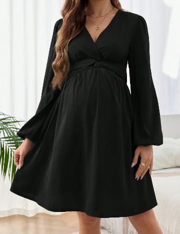 Rochie scurta SHEIN Maternity, negru