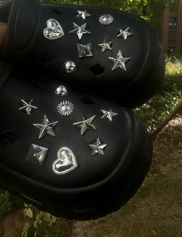 Set charmuri pentru saboti SHEIN, argintiu