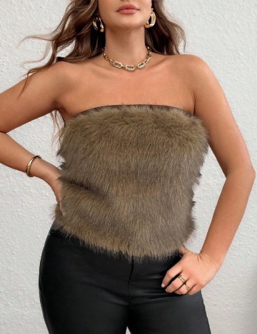 Top SHEIN CURVE, maro