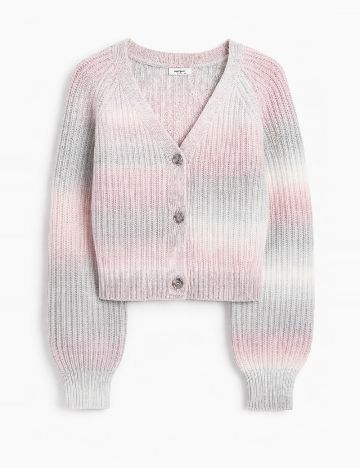 Cardigan C&A, roz/gri
