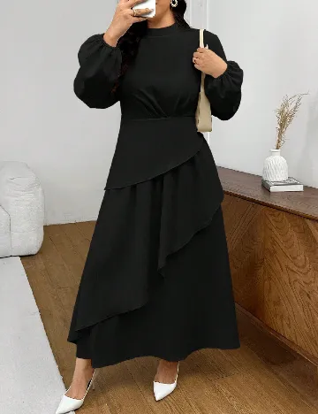 Rochie lunga SHEIN CURVE, negru