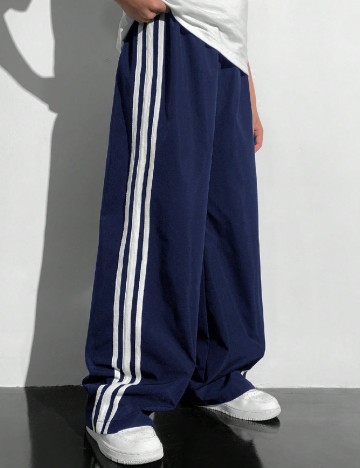 Pantaloni Shein Kids, bleumarin