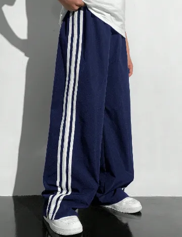 Pantaloni Shein Kids, bleumarin