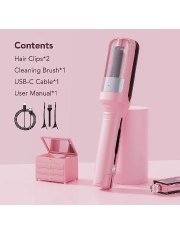 Aparat de tuns 2 in 1 SHEIN, roz
