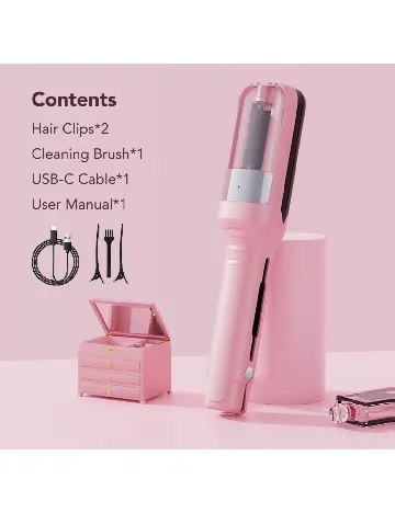 Aparat de tuns 2 in 1 SHEIN, roz