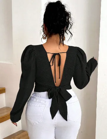 Bluza SHEIN CURVE, negru