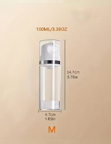 Recipient portabil pentru cosmetice SHEIN, transparent