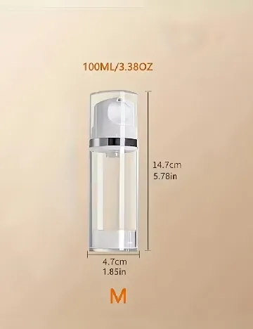 Recipient portabil pentru cosmetice SHEIN, transparent