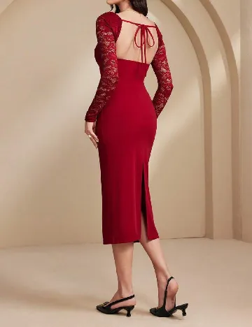 Rochie medie SHEIN, rosu