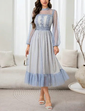 Rochie medie SHEIN, albastru