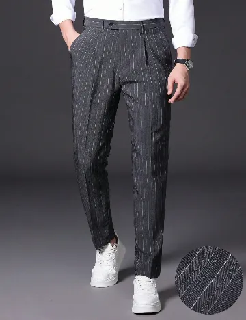 Pantaloni SHEIN, gri inchis