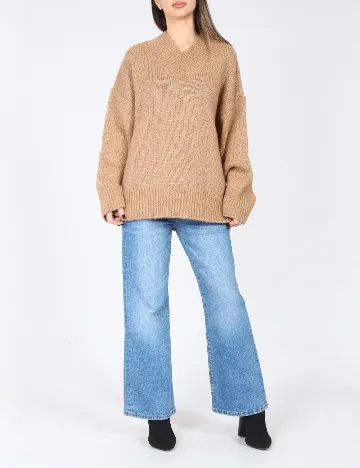 Pulover Oversize C&A, maro