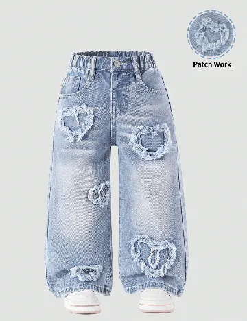 Blugi Shein Kids, albastru