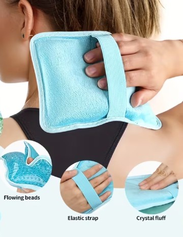 Comprese cu gel 2 bucati SHEIN, albastru