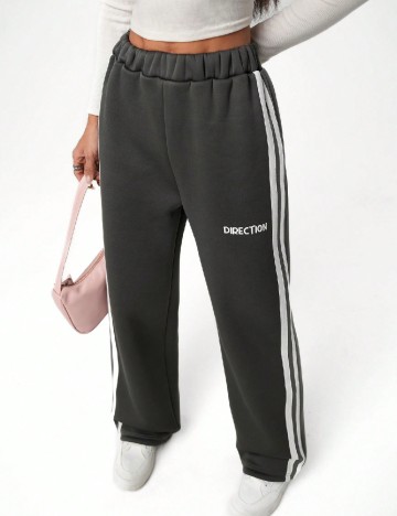 Pantaloni Shein Kids, gri