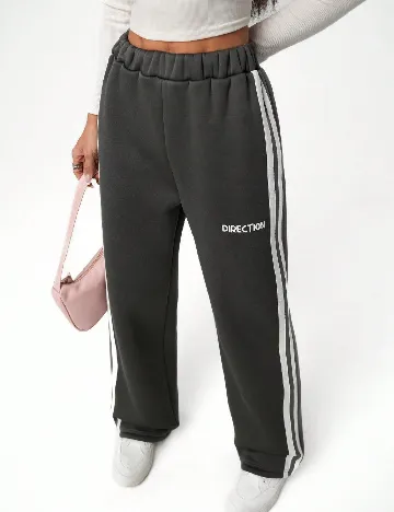 Pantaloni Shein Kids, gri