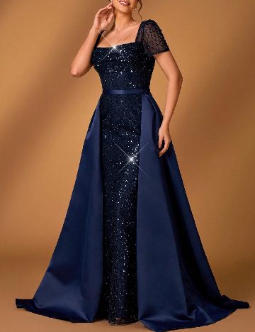 Rochie lunga SHEIN, bleumarin