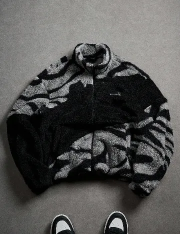 Bluza SHEIN, gri/negru