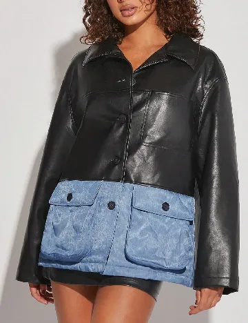 Jacheta SHEIN, negru/albastru