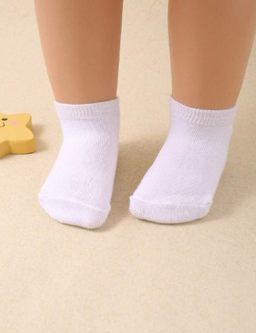 Set sosete 10 perechi Shein Kids, alb