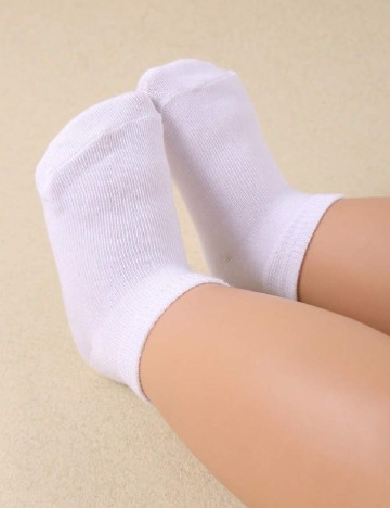 Set sosete 10 perechi Shein Kids, alb