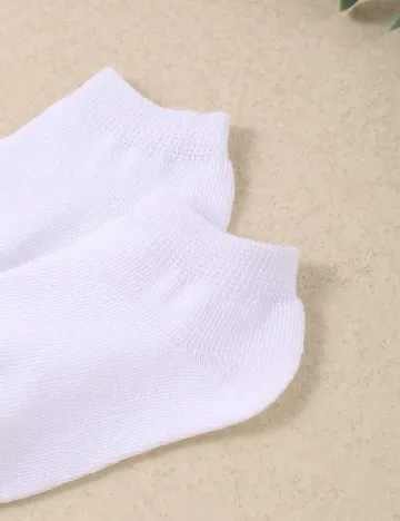 Set sosete 10 perechi Shein Kids, alb