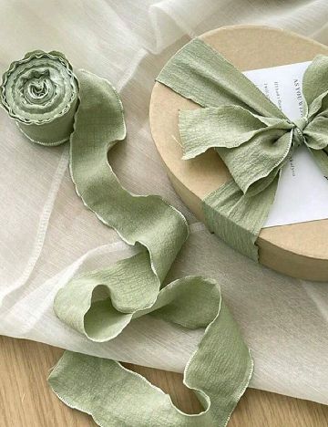 Panglica decorativa SHEIN, verde