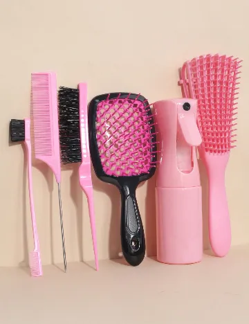 Set accesorii par 6 bucati SHEIN, roz