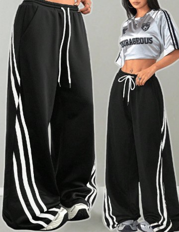 Pantaloni SHEIN, negru