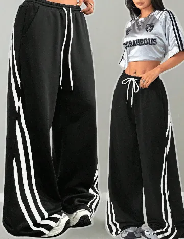 Pantaloni SHEIN, negru