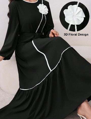 Rochie lunga SHEIN, negru