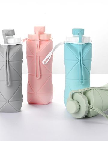 Sticla pliabila din silicon SHEIN, roz