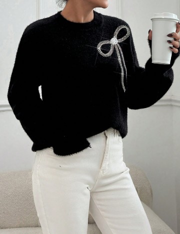 Pulover SHEIN, negru