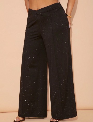 Pantaloni SHEIN CURVE, negru