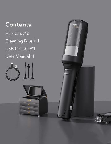 Aparat de tuns 2 in 1 SHEIN, negru