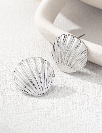 Cercei SHEIN, argintiu