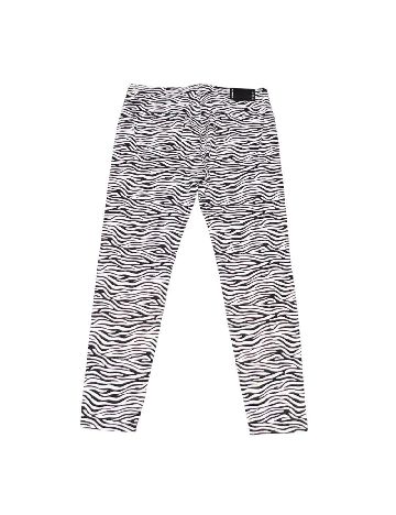 Pantaloni Zara, alb/negru