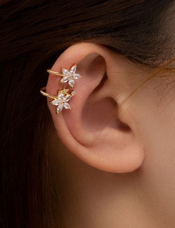 Piercing fara gaura SHEIN, auriu