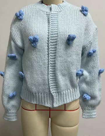 Cardigan SHEIN, bleu