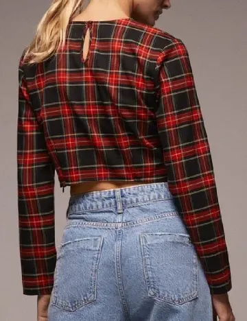 Bluza Zara, rosu/negru