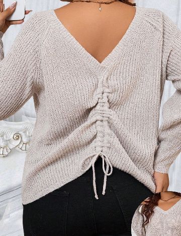 Bluza SHEIN CURVE, bej