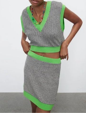 Fusta Zara, mix culori