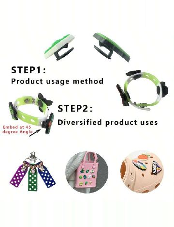 Set charmuri  SHEIN, alb/negru