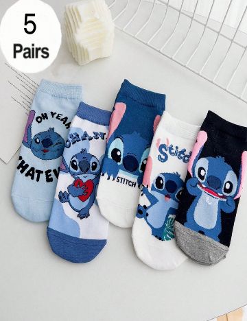 Set sosete 5 perechi SHEIN, mix culori