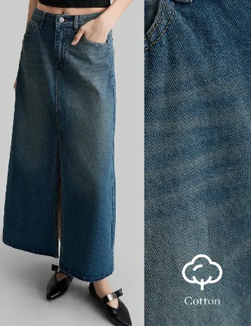 Fusta SHEIN, albastru