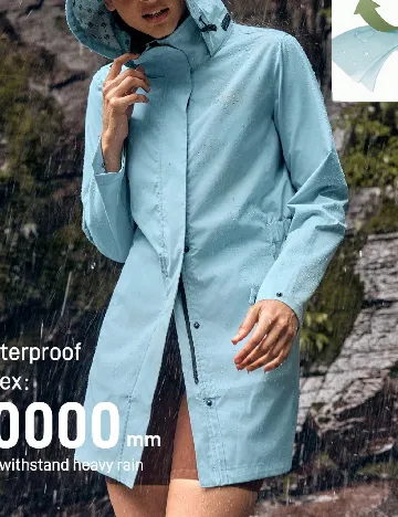 Geaca impermeabila In My Nature, albastru