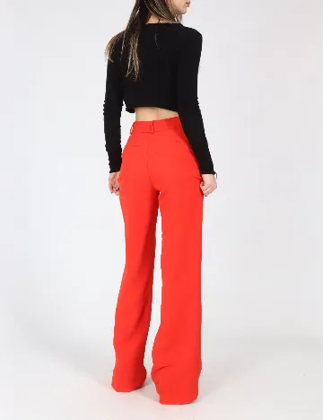 Pantaloni Zara, portocaliu