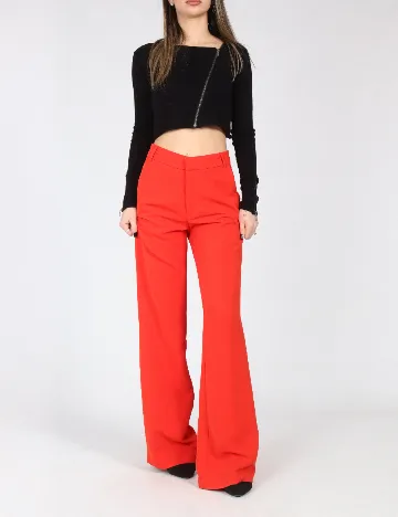 Pantaloni Zara, portocaliu