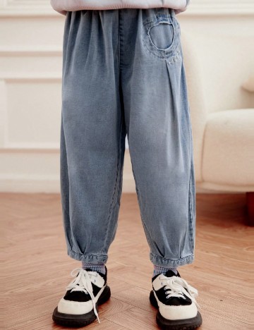 Pantaloni Shein Kids, albastru