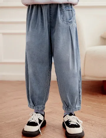 Pantaloni Shein Kids, albastru